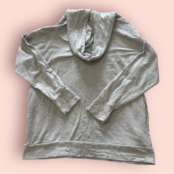 Arie offline pull over grey hoodie oversized with thumb holes size small - Picture 3 of 5